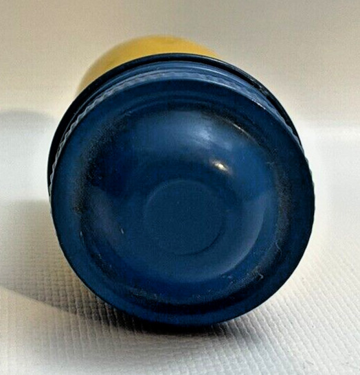 Kodak Empty Metal 35mm Film Canister (Yellow w/Blue Top) for Ektachrome Film