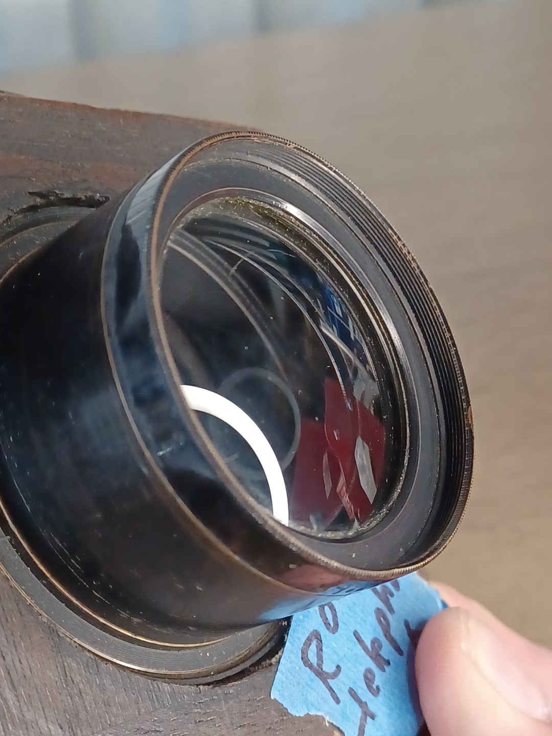 Antique Bausch & Lomb Unicum Camera Shutter With ROC Thelephoto Lens & Flange