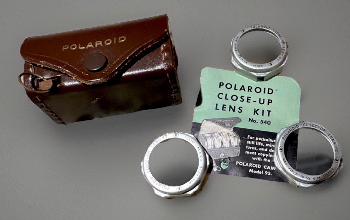 Polaroid Close-Up Lens Kit No. 540 with Case for Model 95
