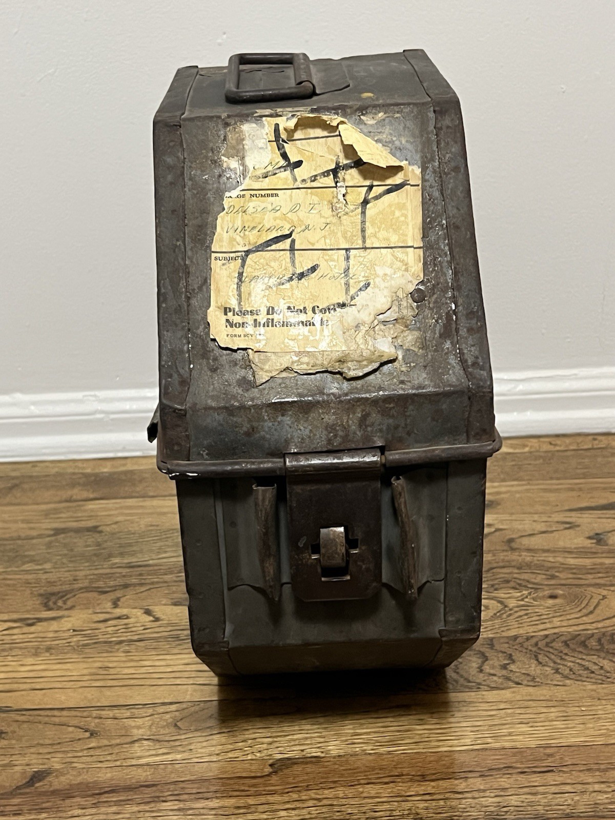 20th Century Fox Motion Picture Movie Reel Shipping Metal Canister Case Box 1970