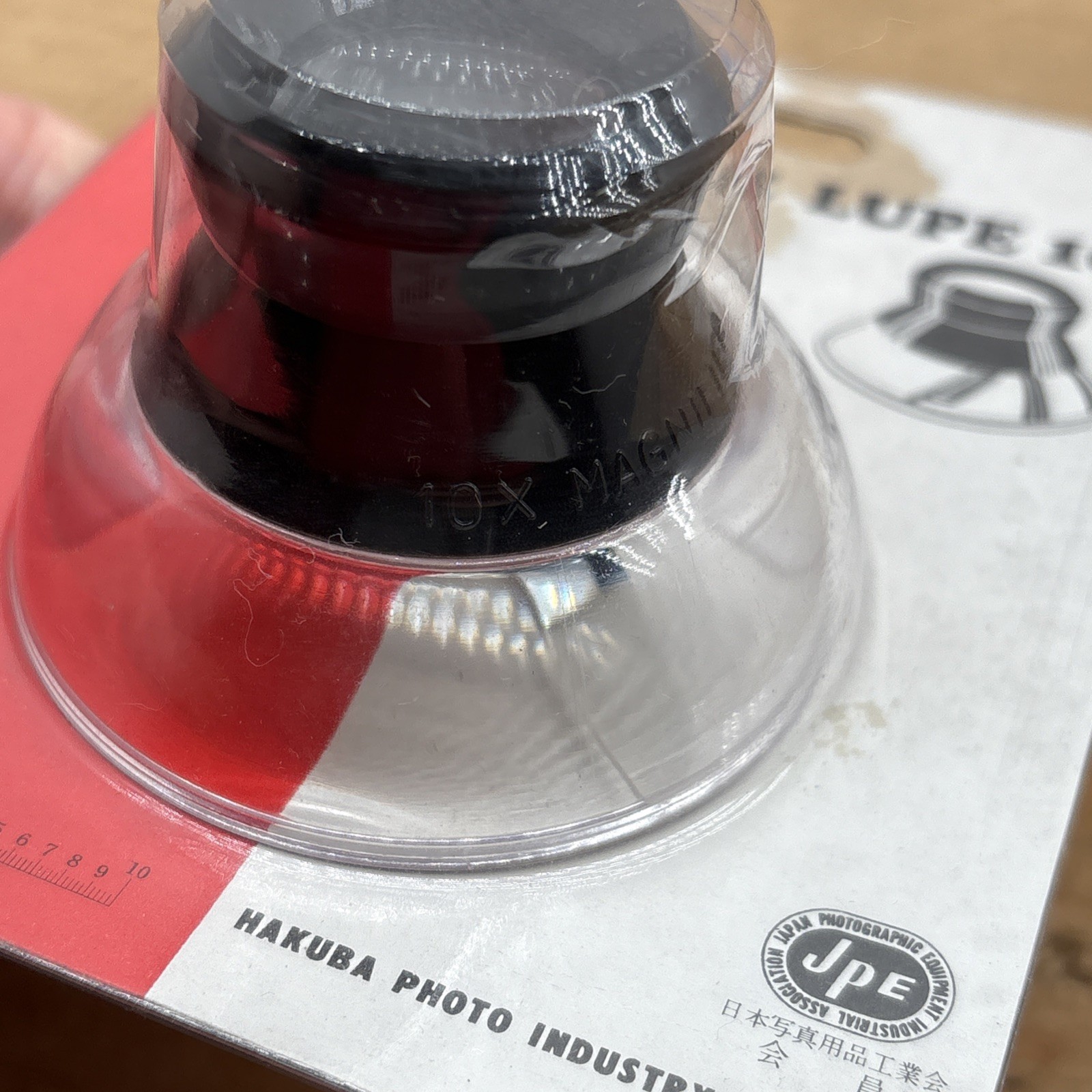 Vintage HAKUBA 10X Scale Magnifying Loupe Viewer New Old Stock No. 42301