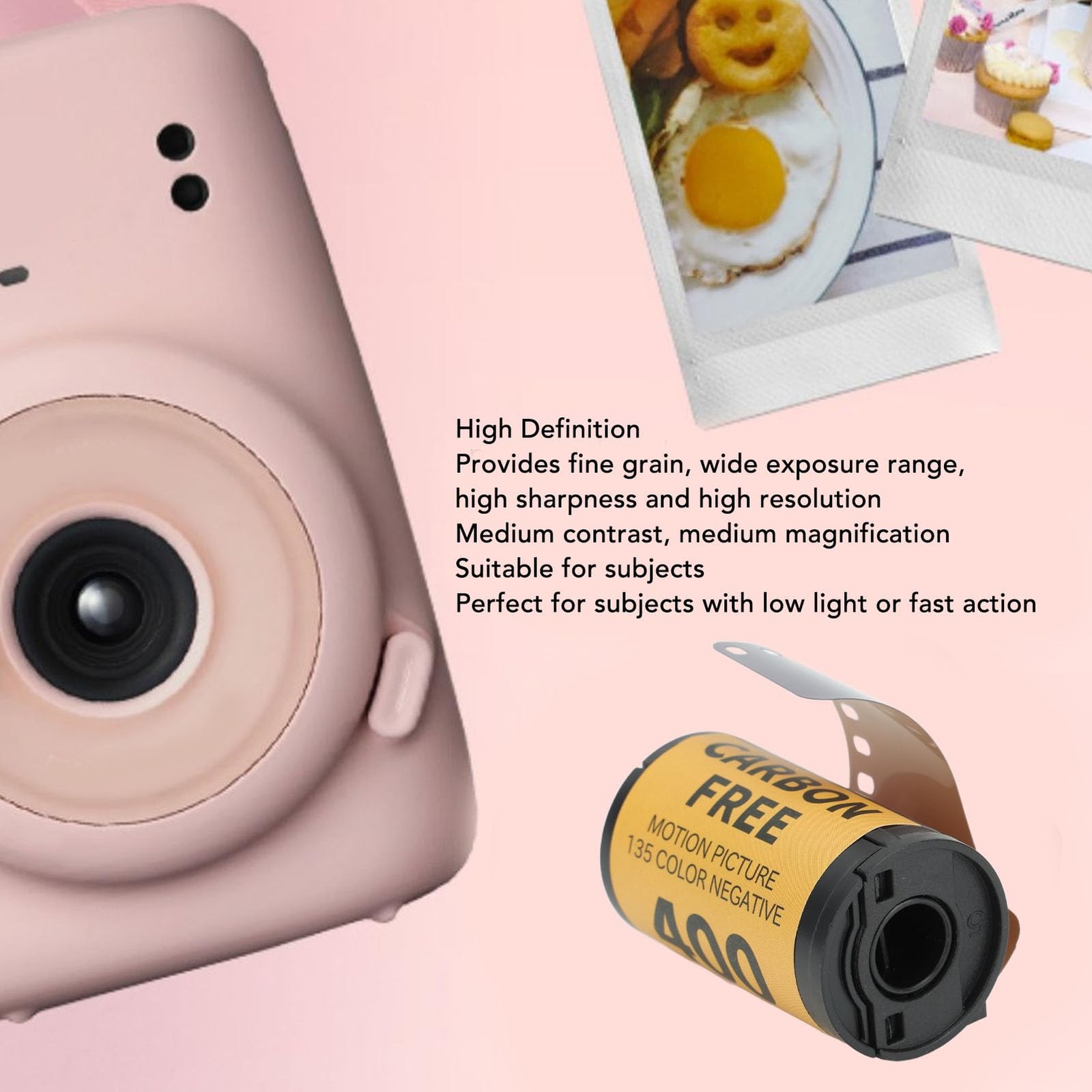36 PCS Camera Colors Film Color Negative HD For 135 Cameras Sheets Set