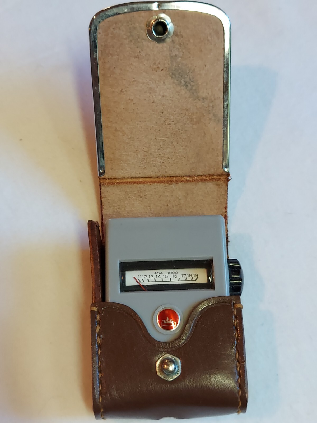 Vintage WALZ Light Exposure Meter Japan Leather Case