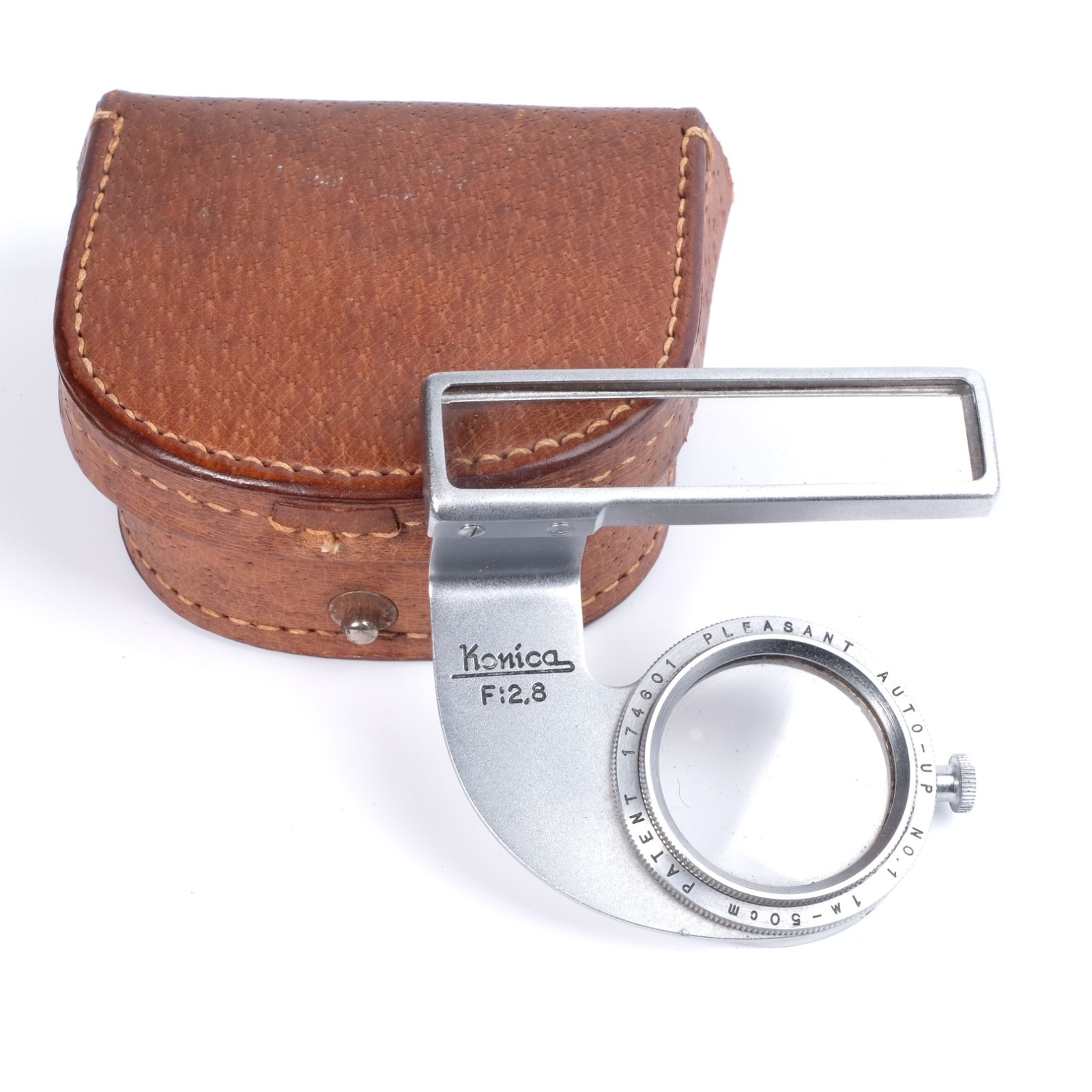 [Near MINT] Konica Pleasant Auto-Up No.1 Close-Up Lens 1m-50cm F2.8 w/Case JAPAN