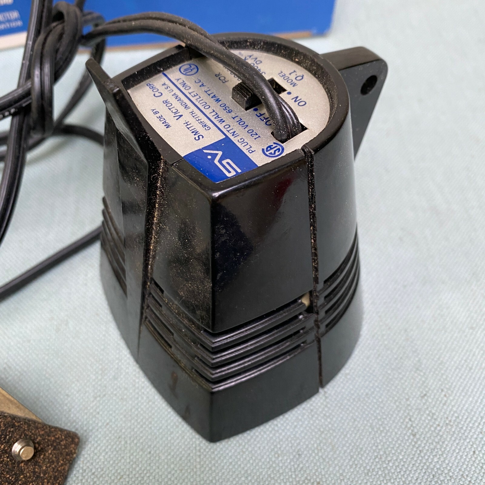 SV Smith Victor Movie Light Super 8 Camera Q1U Griffith Indiana Box Brackets VTG