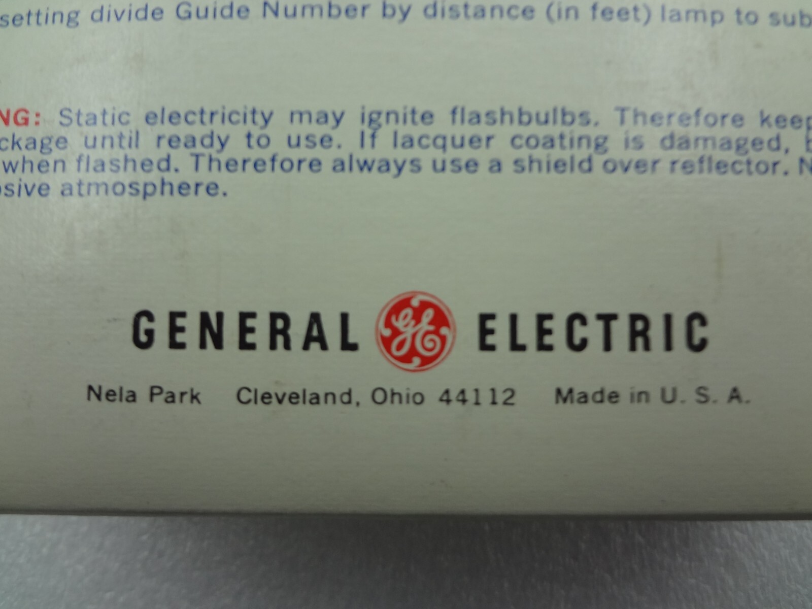 GE Flashbulbs #6 Set Of 12 – NOS Vintage