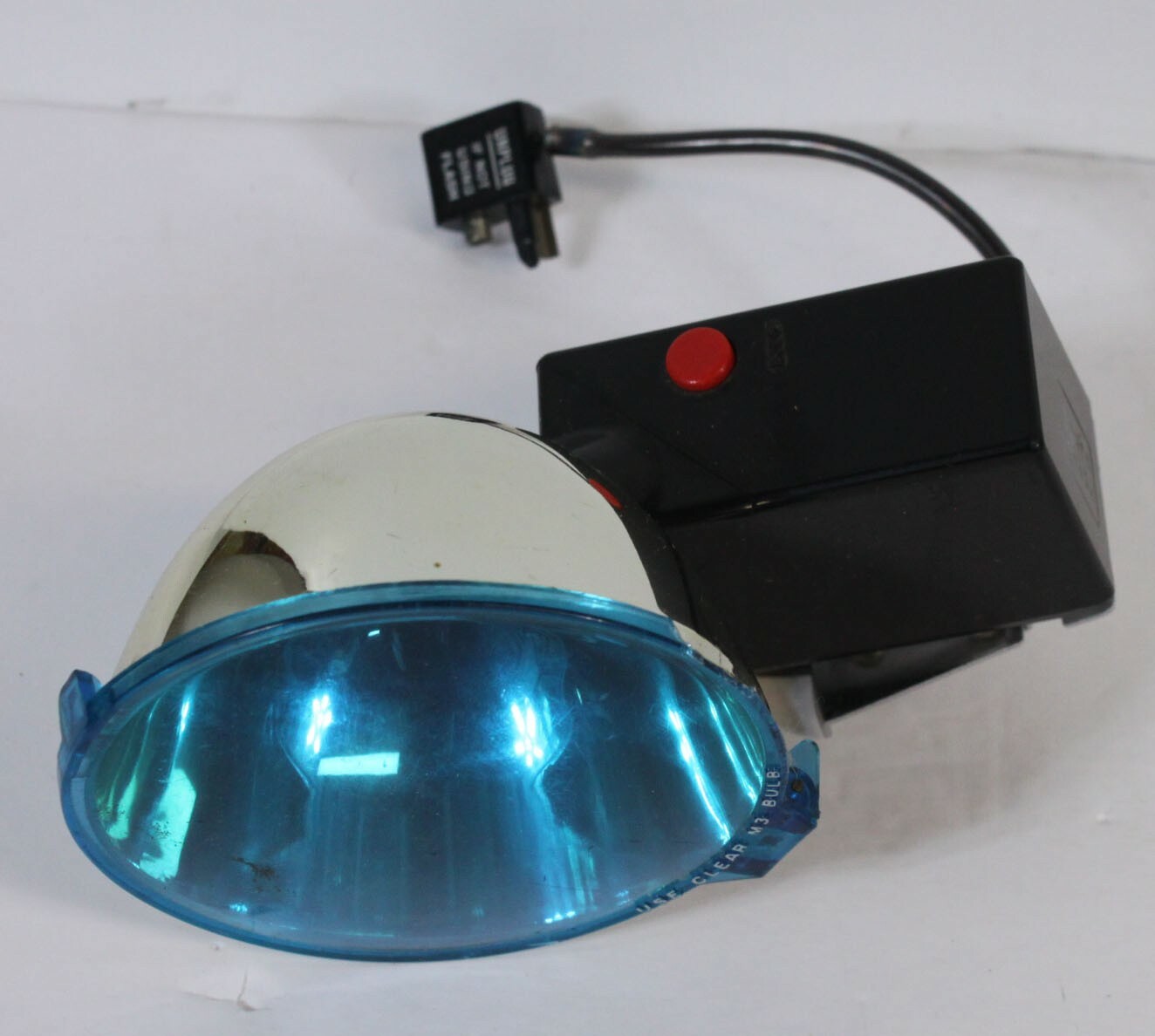 Vtg Polaroid Flashgun 268 in Original Box With Paperwork Blue Light Plug In Old