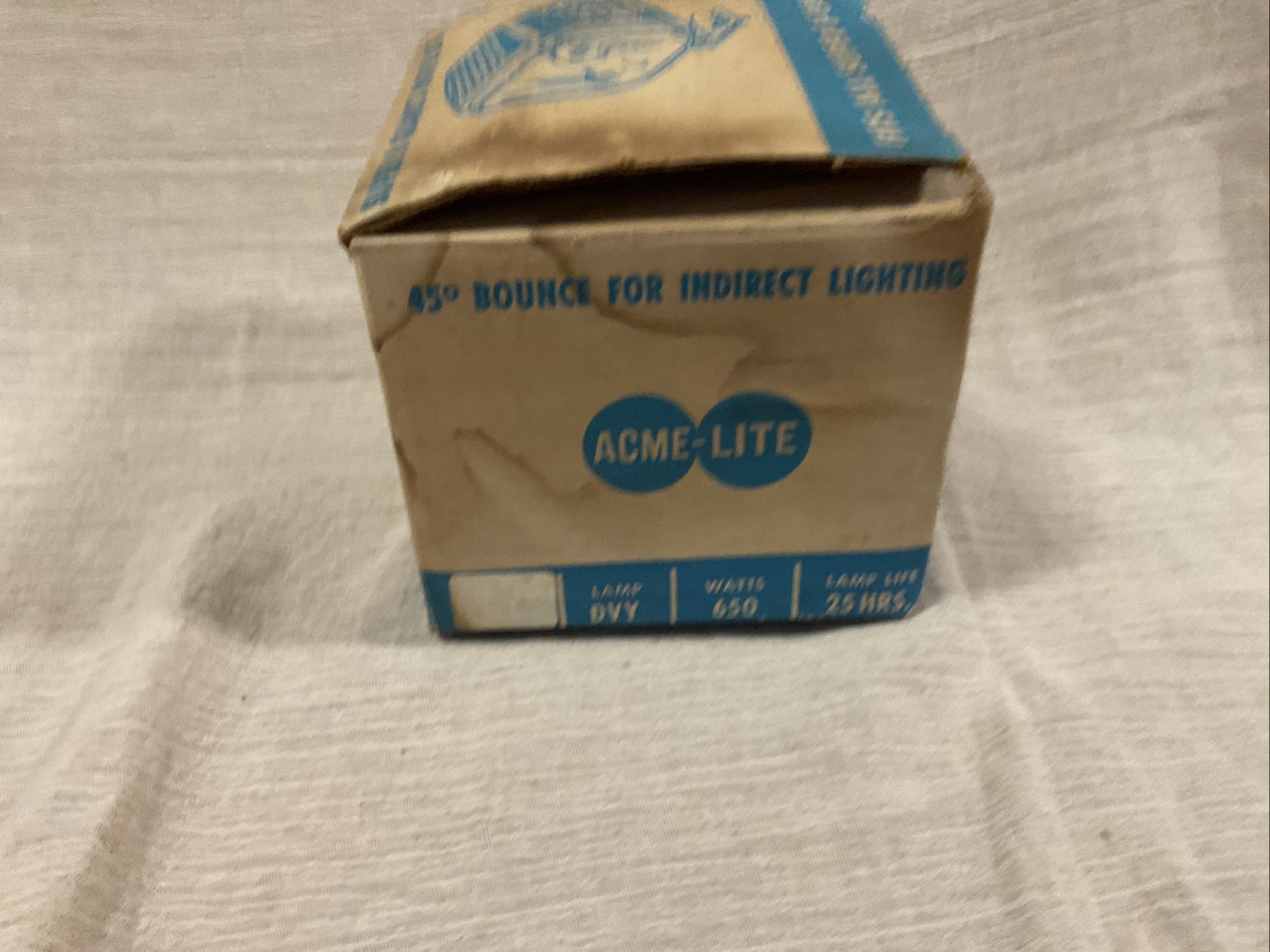 VTG Super 8 Quartz Movie Lite ACME Camera DVY Lamp 709G Cameralite WORKS In Box