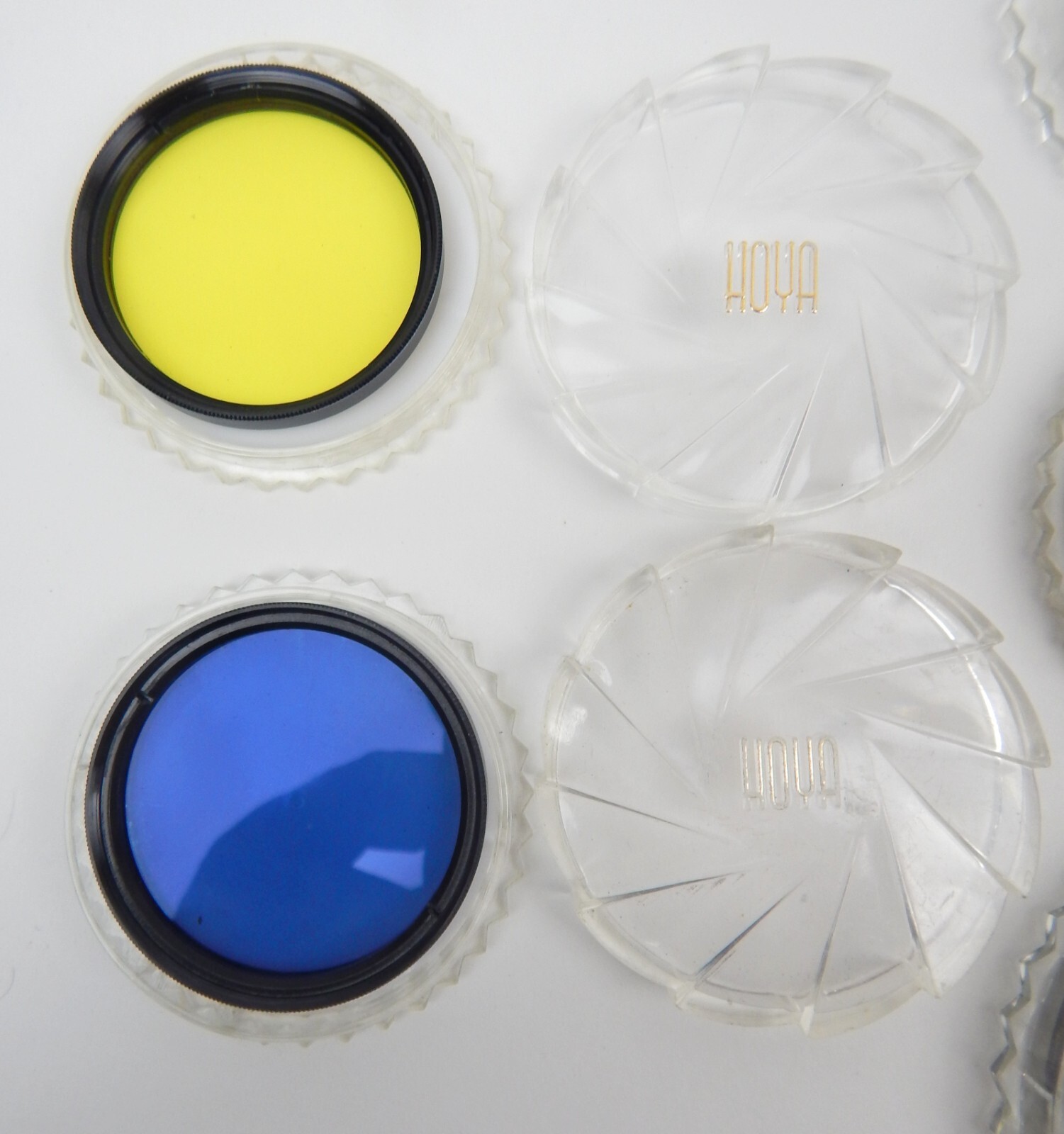 5H HOYA Camera Filter Lot 5 Pcs Japan Blue Yellow More!