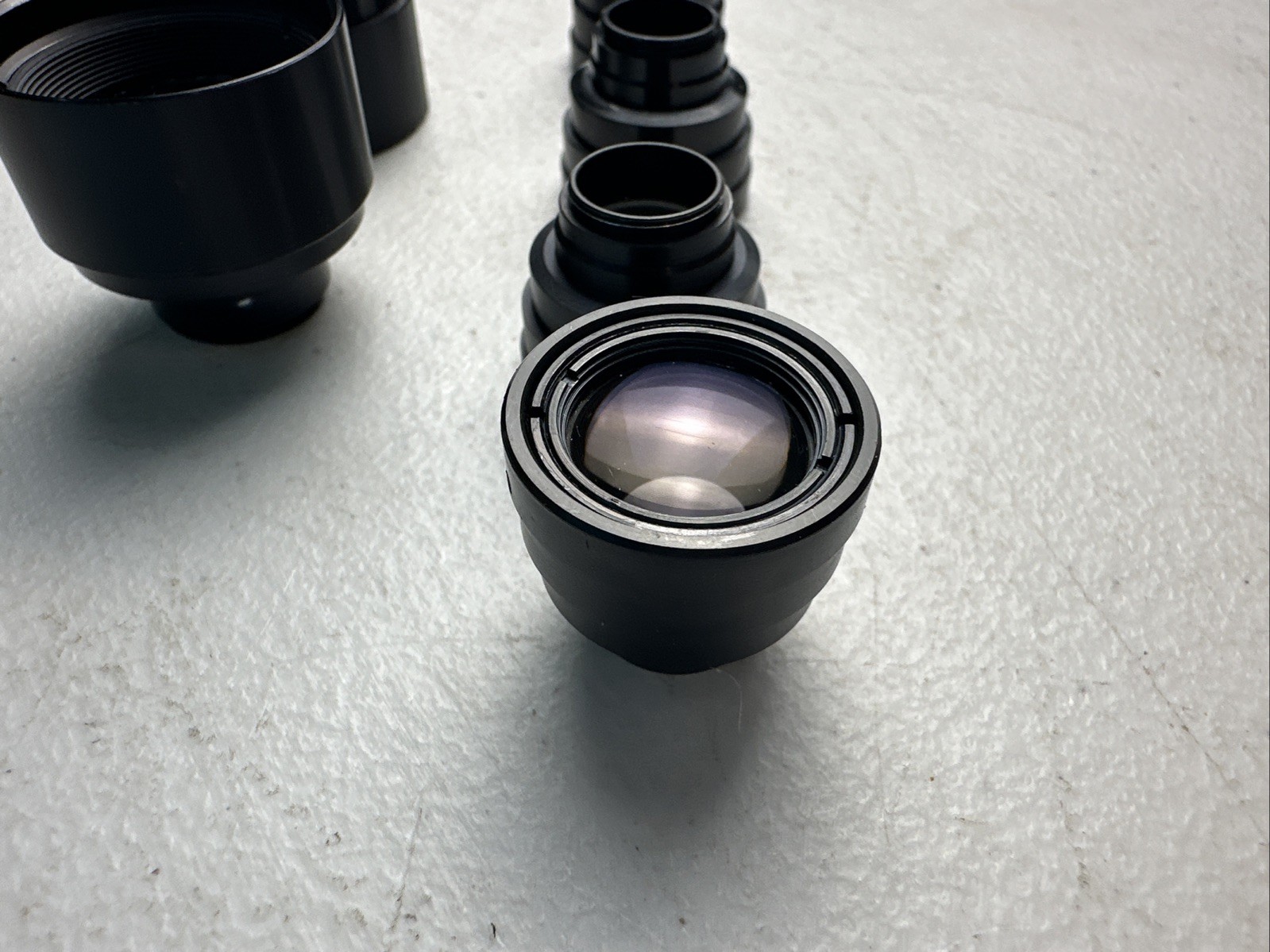 Lot of 6 Vintage Projection / Enlarger Lenses Optical Parts Threaded