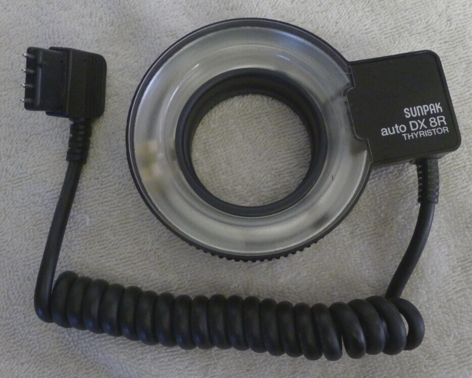Sunpak Auto 55mm DX 8R Thyristor Ring Light ONLY – Made in Japan