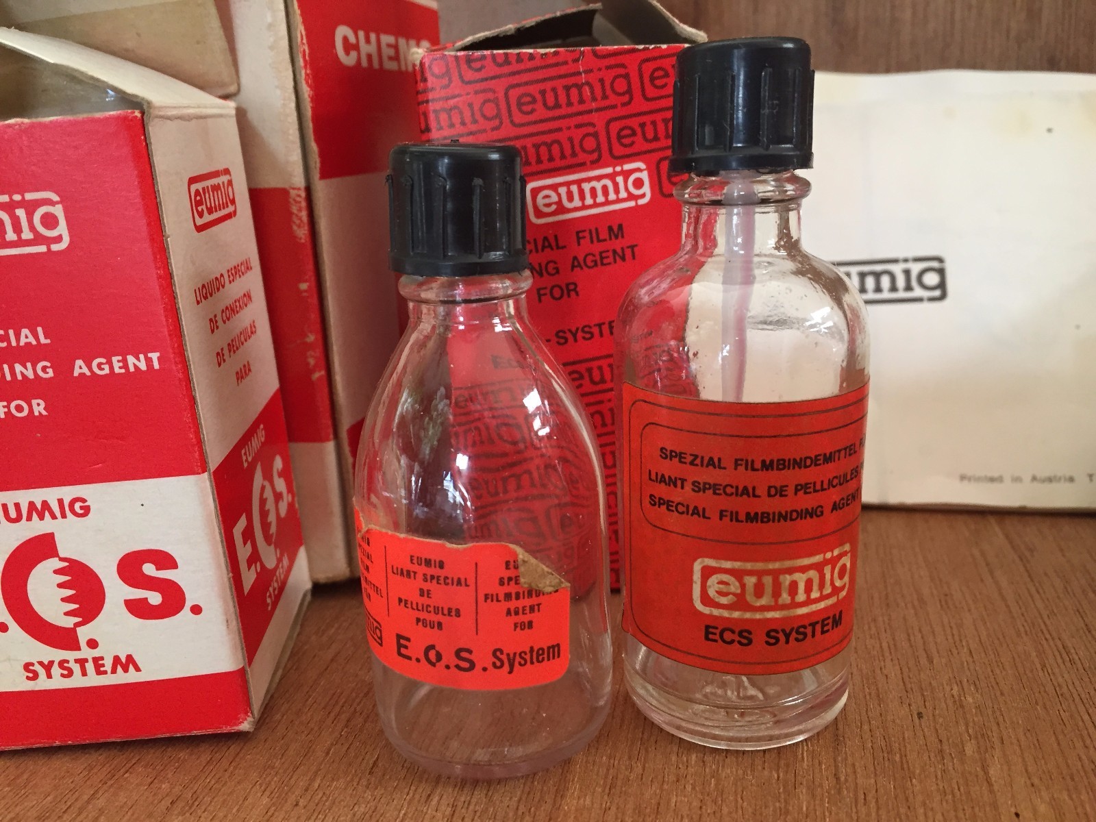 NICE VINTAGE EUMIG CHEMO FILM SPLICER KIT Z01 FOR SUPER 8 FILM