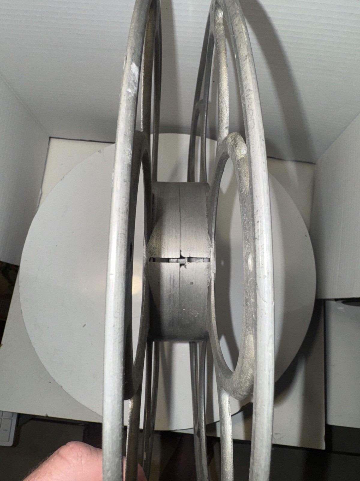 Goldberg Bros. Aluminum 6 Hole 20 Min. Film Reel Movie Projector