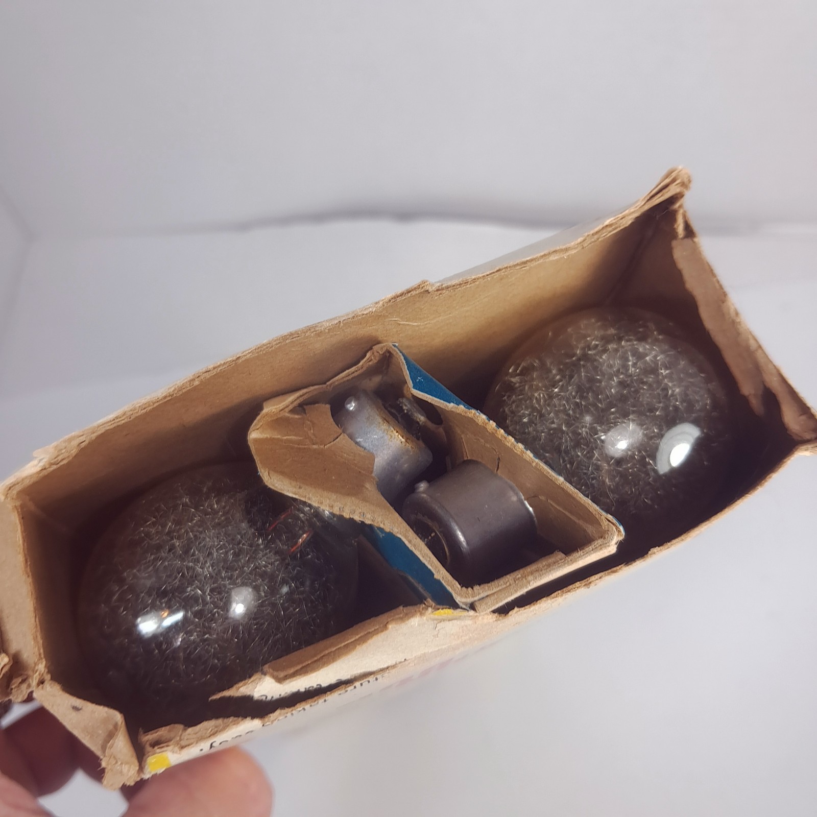 Vintage Sylvania Flashbulbs Blue Dot Press 25 P25 clear camera box set 12