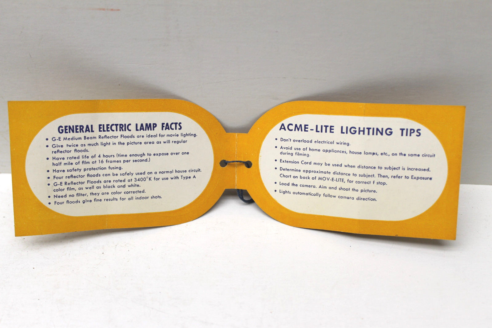 Vintage General Electric GE Acme-Lite Reflector Flood Light Indoor Photography
