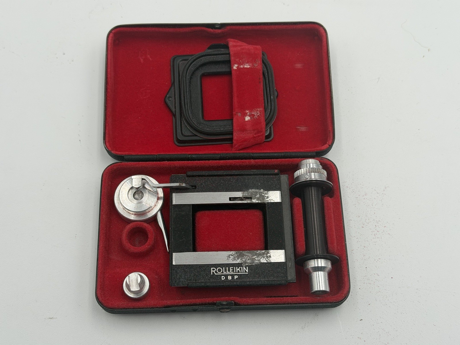 Rollei Rolleikin C 35mm Film adapter Set Rolleiflex Conversion kit in case