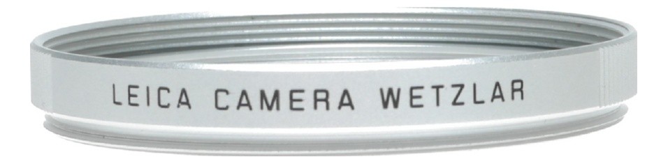 13034 Leica Uva II E46 camera lens Filter E 46 Silver Boxed Mint condition