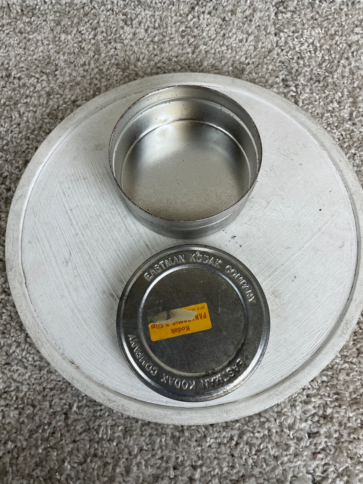 Vintage Eastman Kodak Company Metal Film Canisters Panatomic-X Film