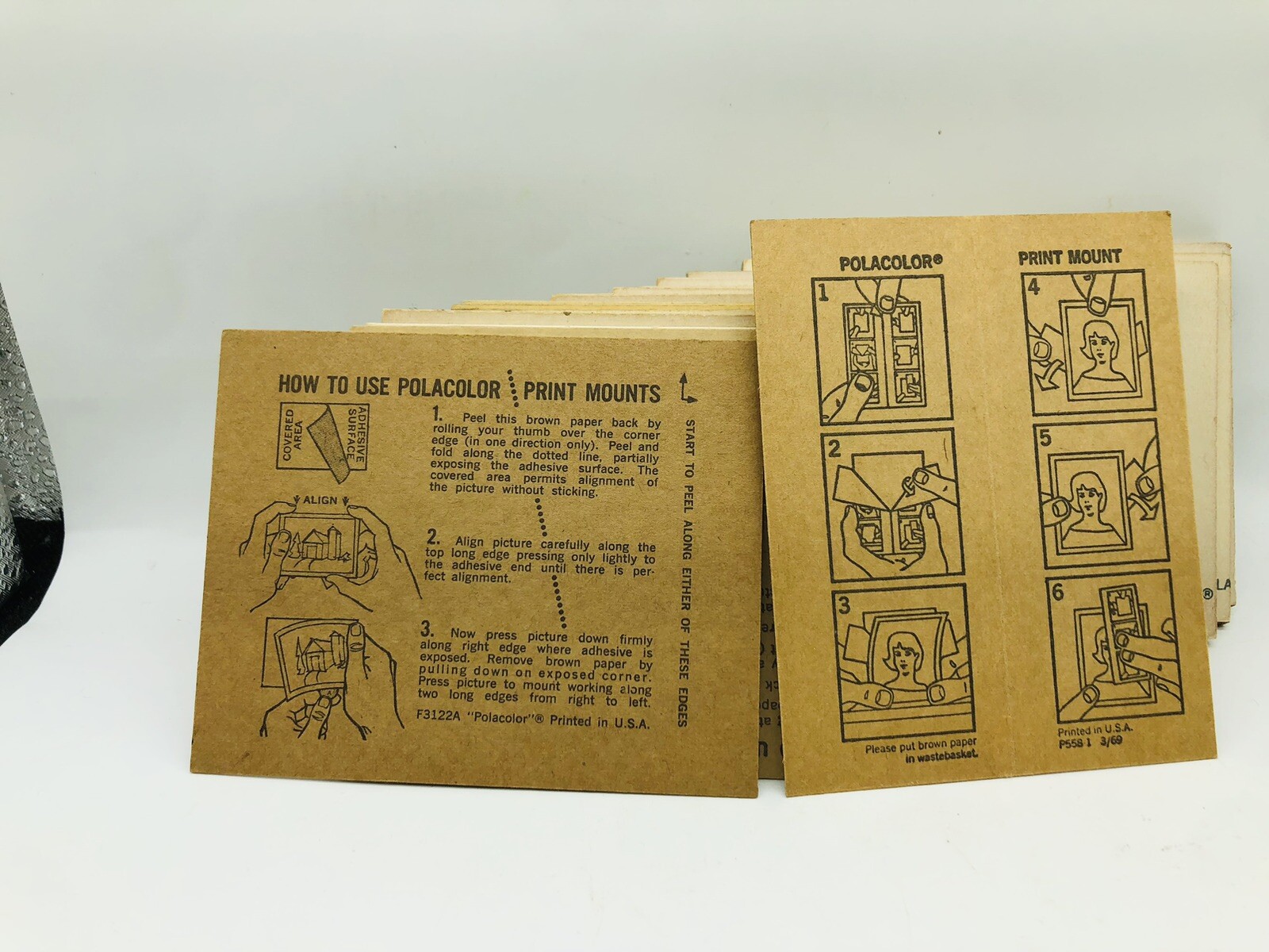 VTG POLAROID Polacolor 3.375″ X 4.25″ Lot Of 77 Print Mounts New Open Box