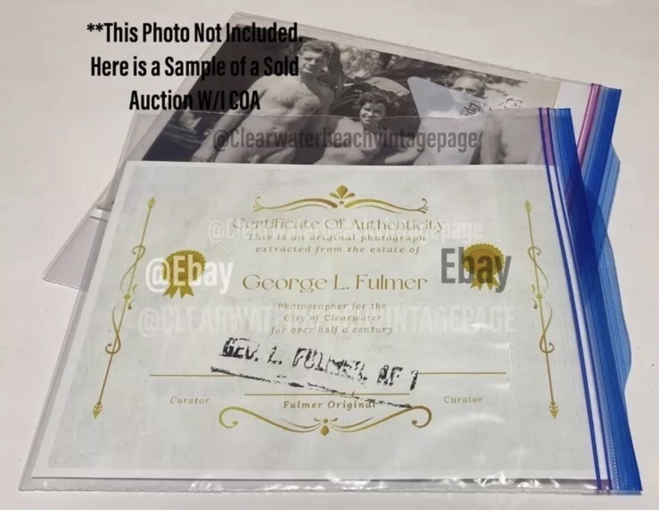 3 Vintage Foto Logo PTE Accessory Part Papers Unidentified Item Original Box NOS