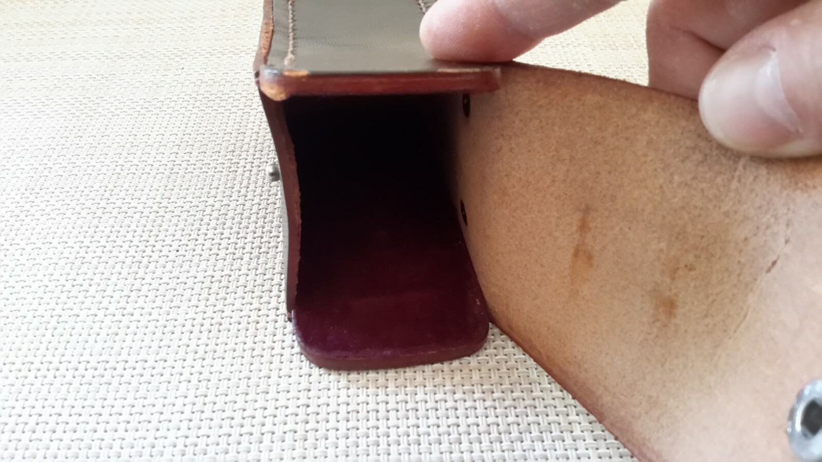 Vintage Nikon? Nippon Kogaku Pocket Leather Case Made in Japan Rare EUC