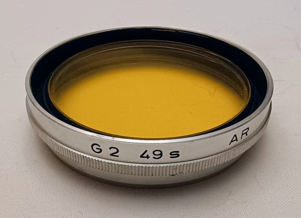 Vintage Voigtländer Voigtlander G2 49s AR Filter for 50mm f/1.5 Nokton Lens-Nice