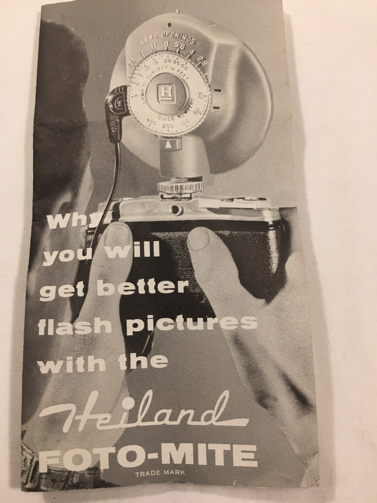 Vintage Heiland Foto-Mite Flash Camera Accessory Untested Original Box