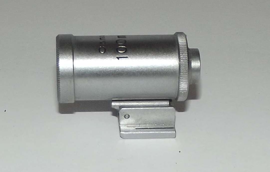 Canon Viewfinder for Canon Rangefinder 100mm 1:3.5 Lens – Cold Shoe Attachment