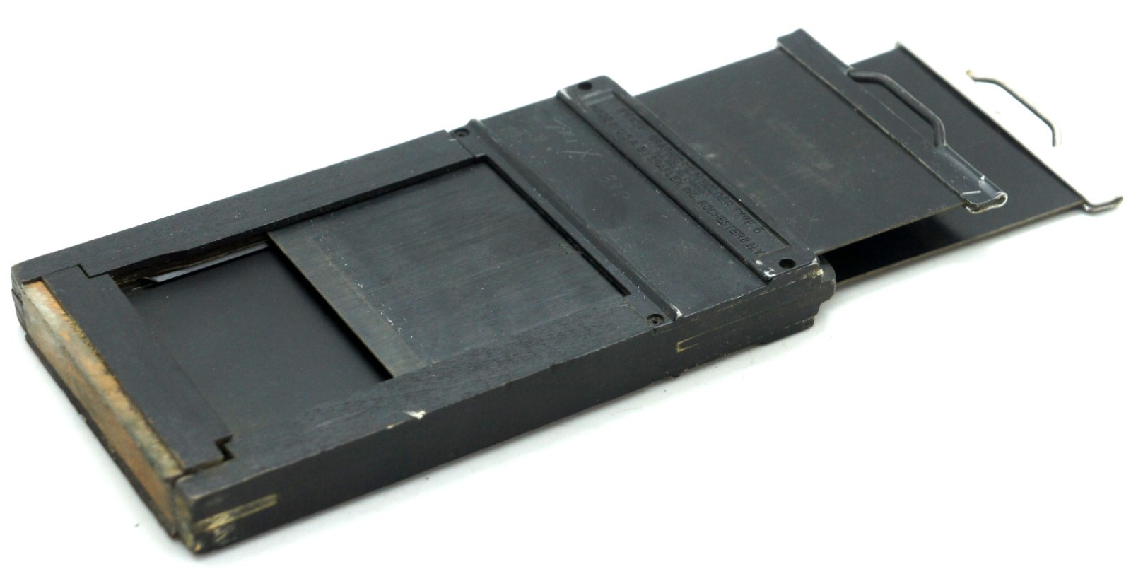 Wooden Graflex Graphic Film Holder Type 5 for Large Format 3.25×4.25 ” Camera EX