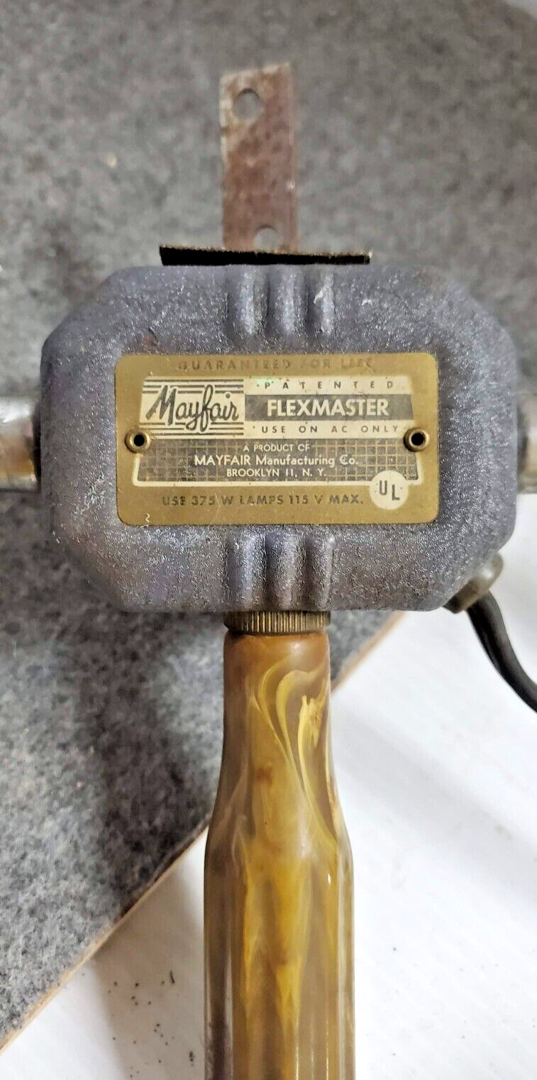 Vintage MAYFAIR FLEXMASTER Adjustable Lighting for Movies/Photos/Camera/Video