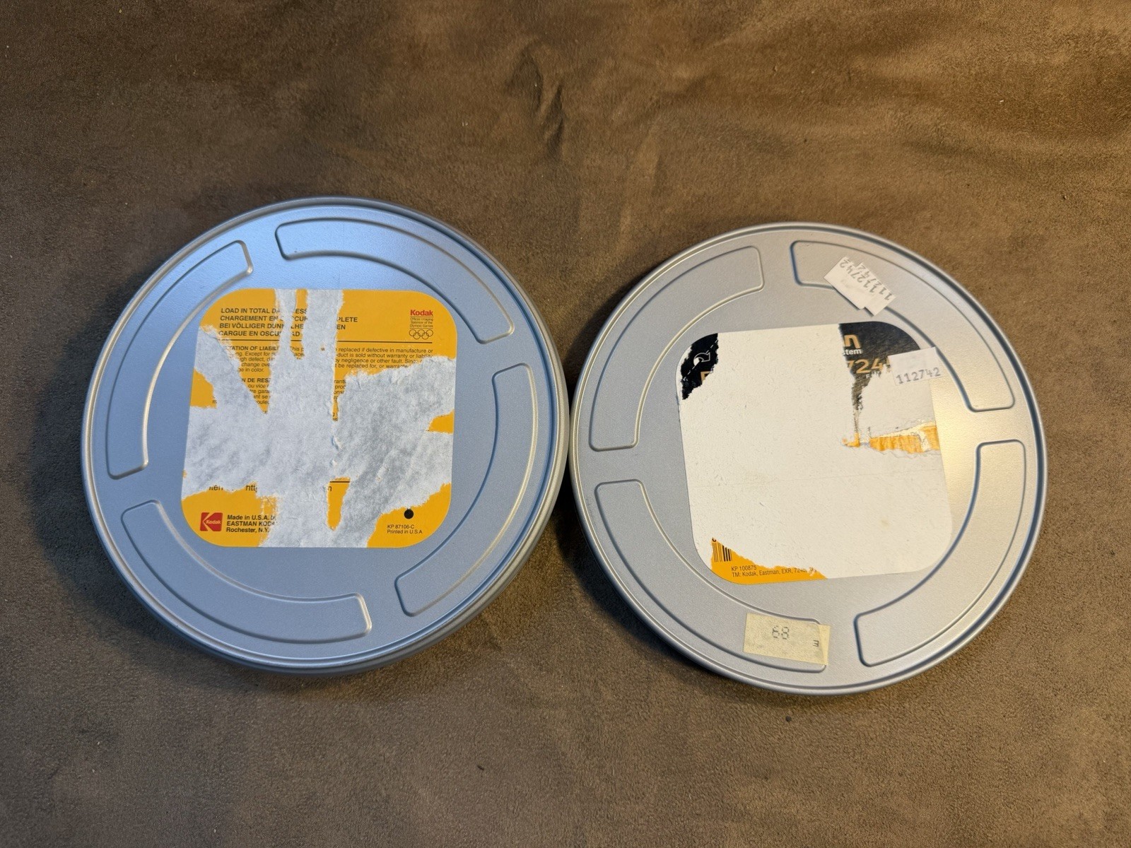 Kodak Color Negative Empty Movie Film Canister 35mm Size 68