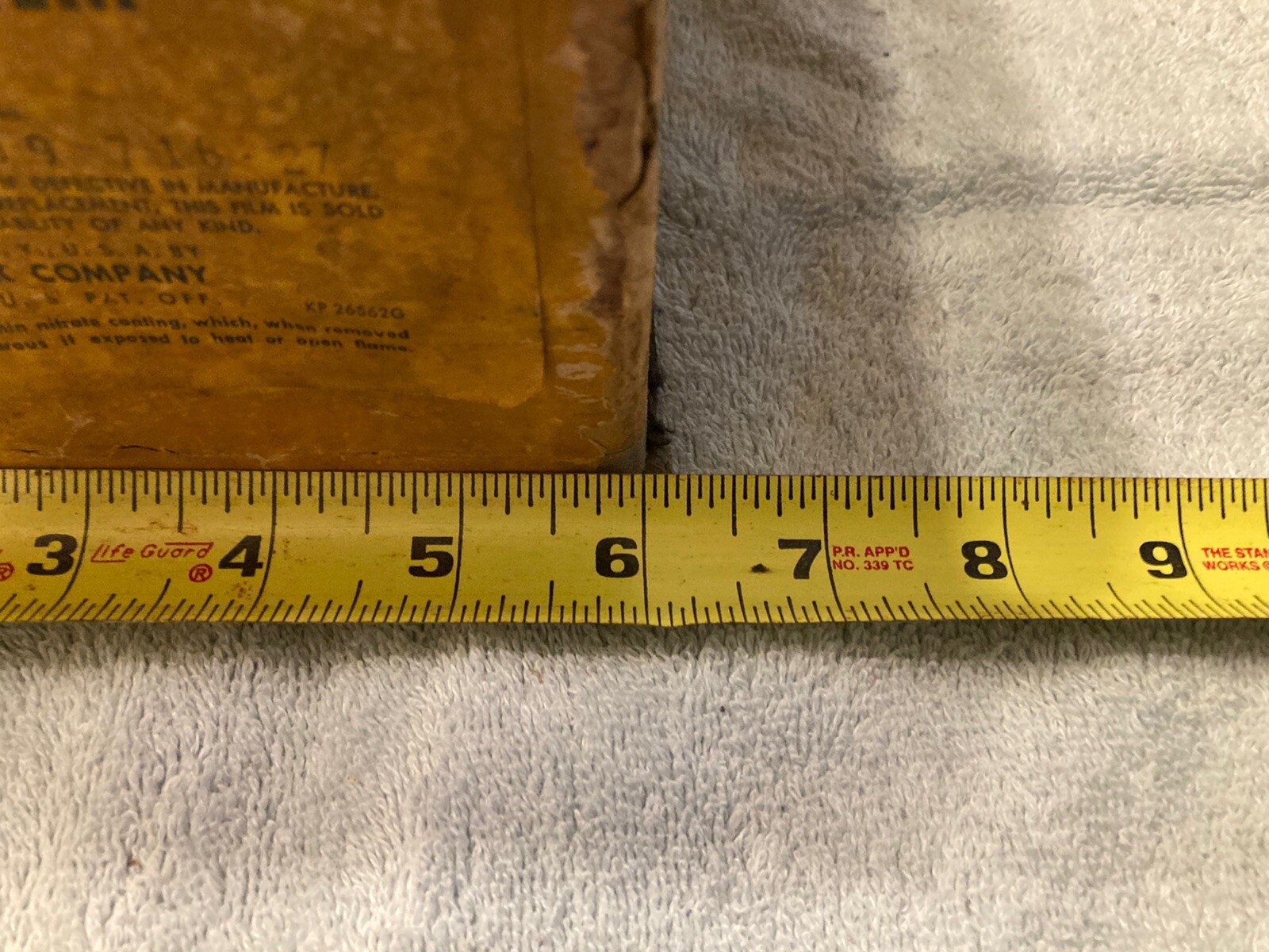 Vintage Kodak Kodalith Transparent Stripping Film Box 1956, Box Only, Empty Box.