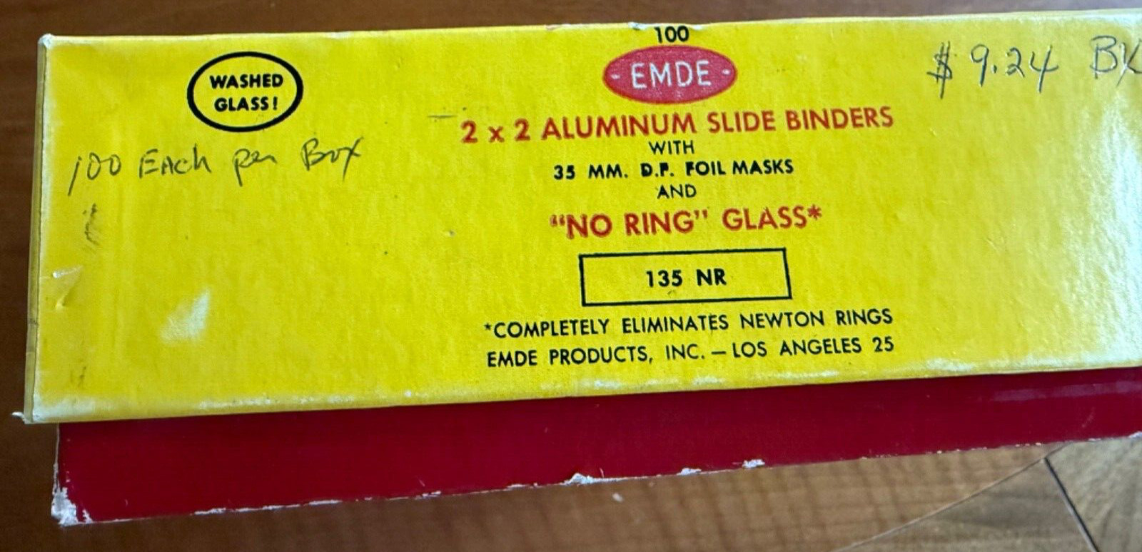 Aluminum Slides 2″ x 2″ – EMDE – Open Box