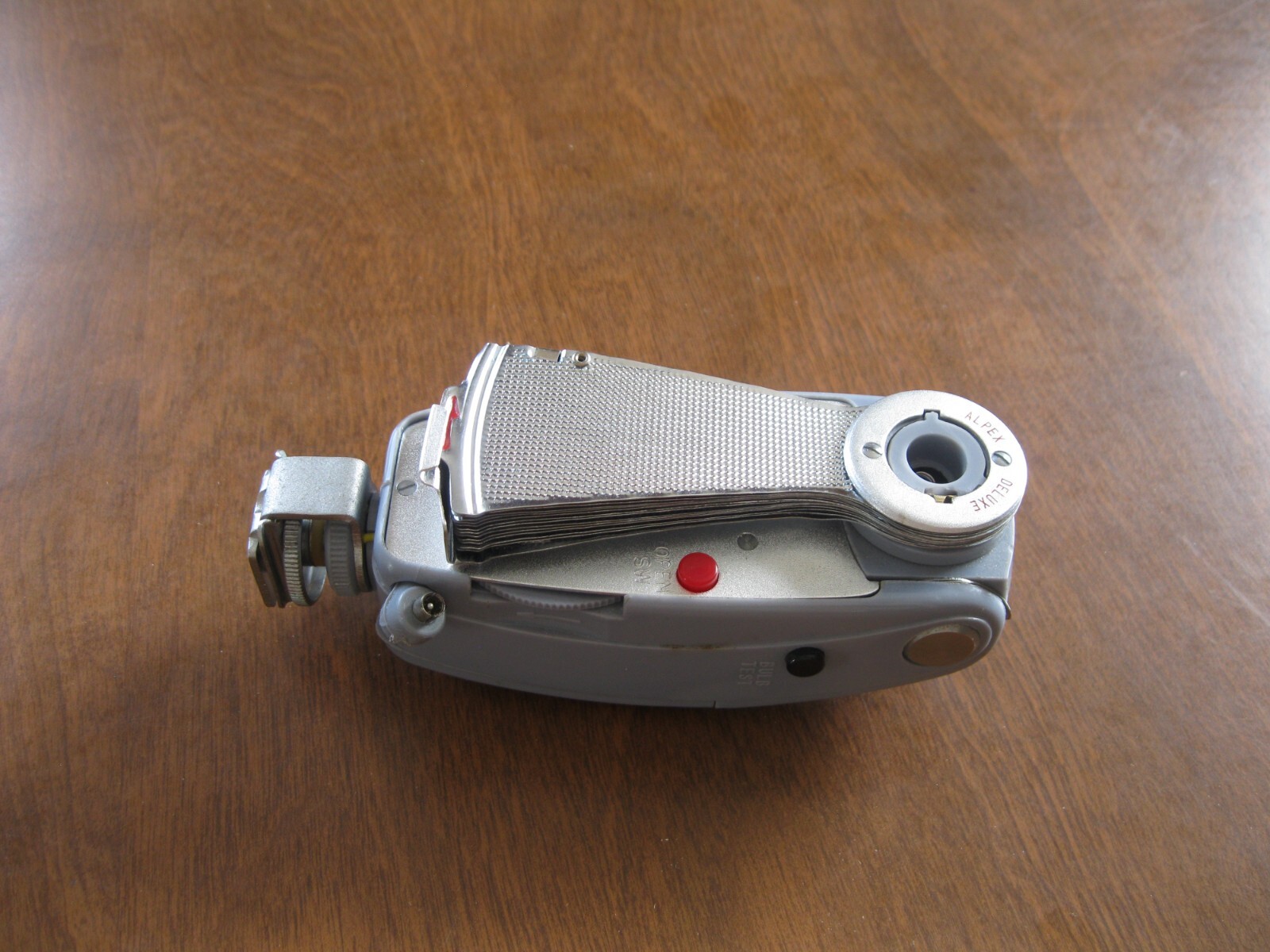 Alpex BC – 605 De Luxe SWIVEL B. C. FLASH GUN – with case & box – Free ship