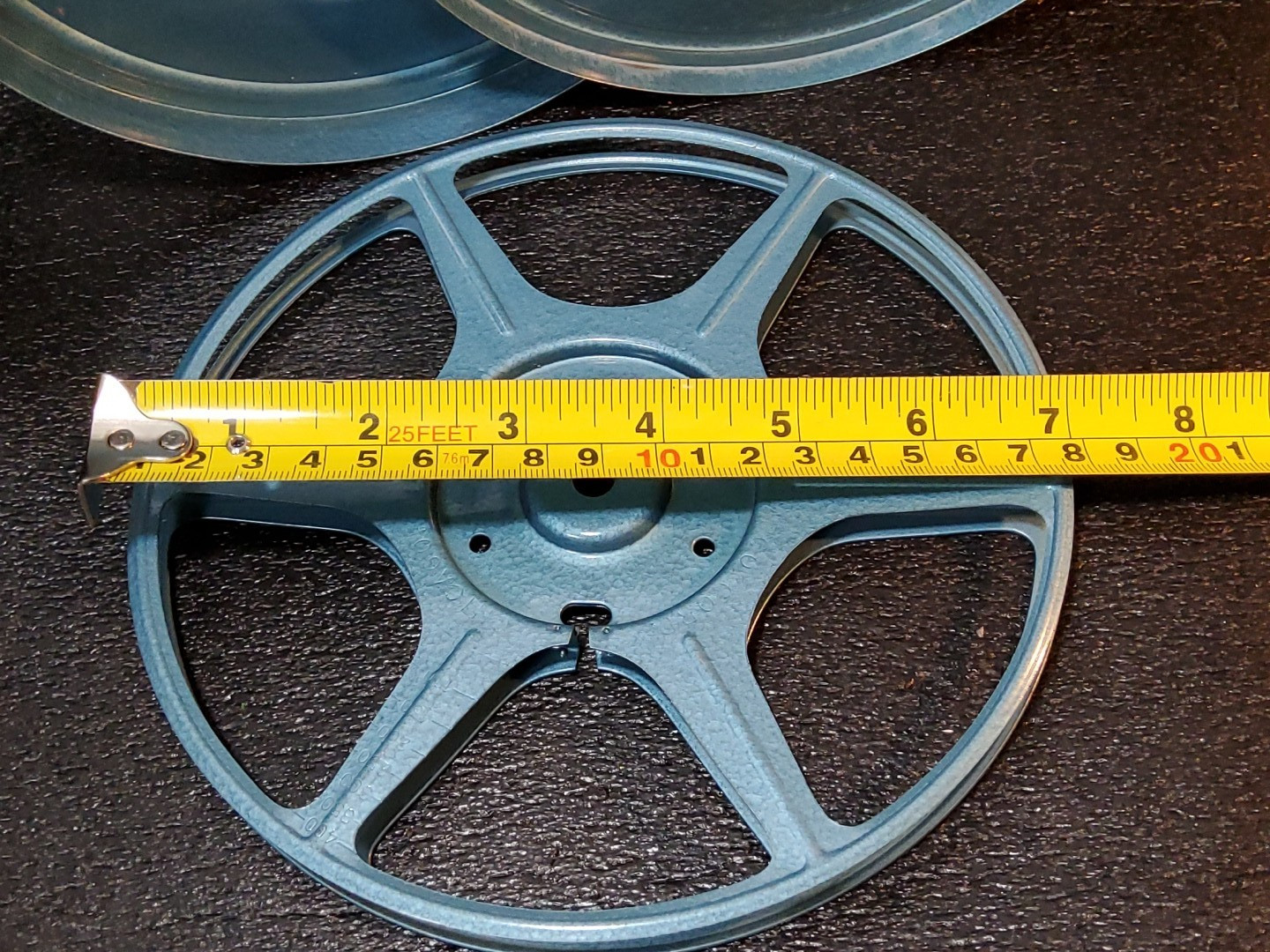 Vintage Compco Film Reel with Metal Can Case 7″ (400ft)