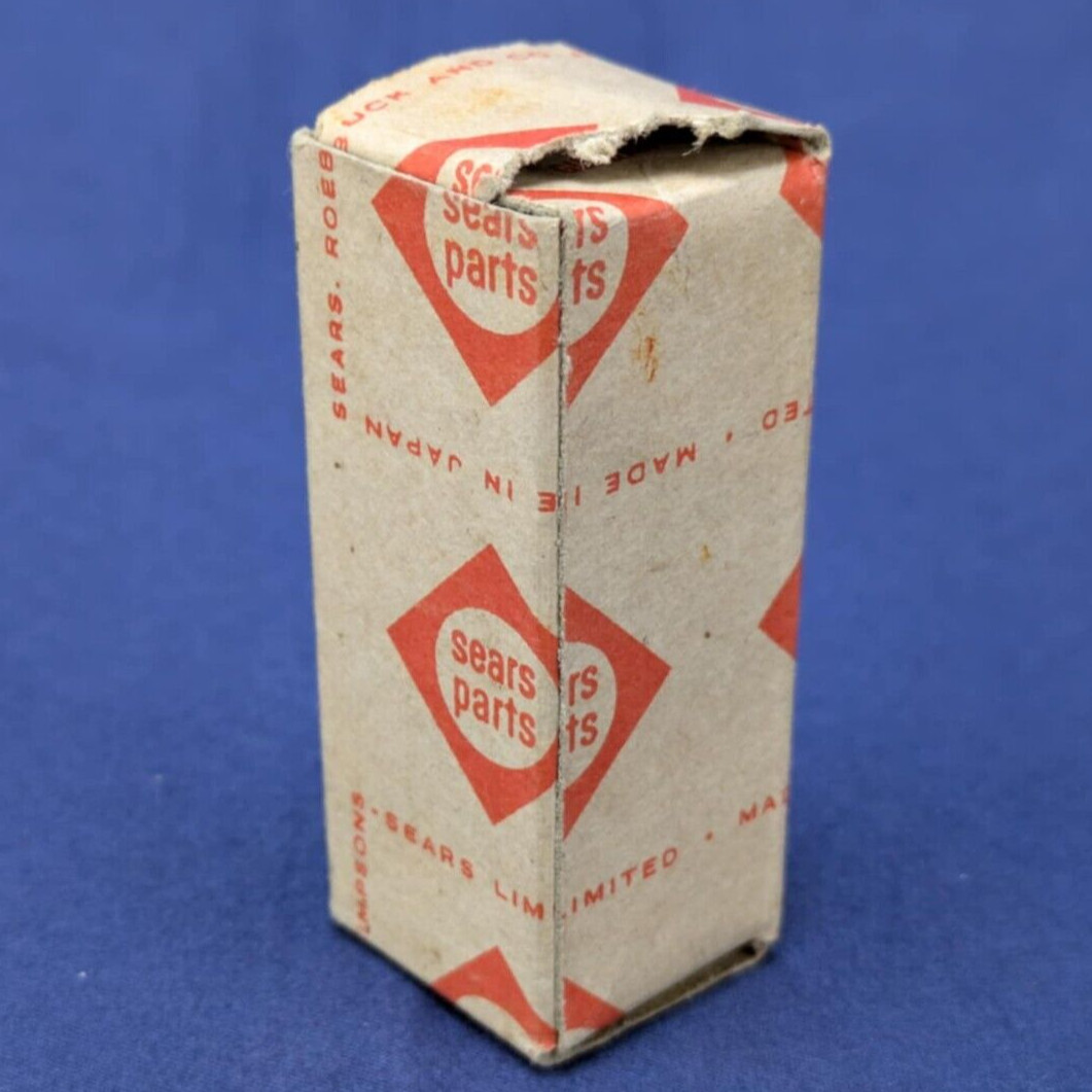 Vintage Sears Parts Frosted Light Bulb in Original Packaging – Made in Japan