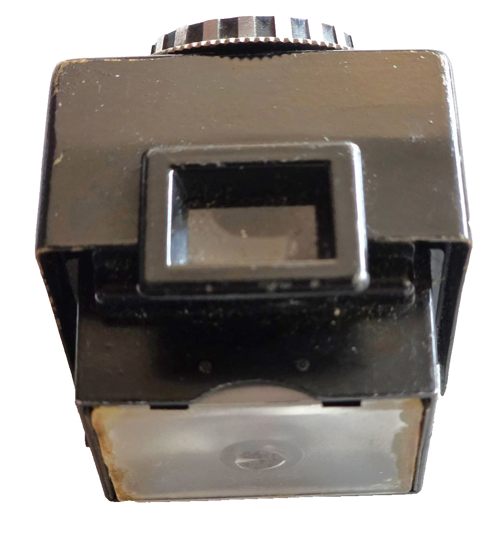 Harwix Berlin TTL-Prisma CDS meter prismfinder for Exakta SLR, with focus screen