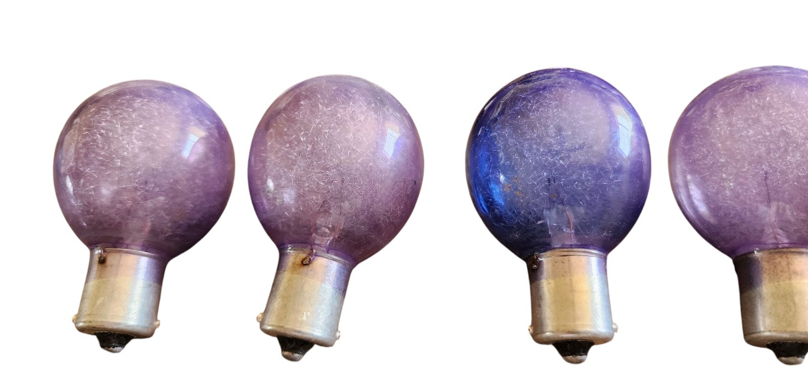 11 Vintage Blue And Purple Flashbulbs