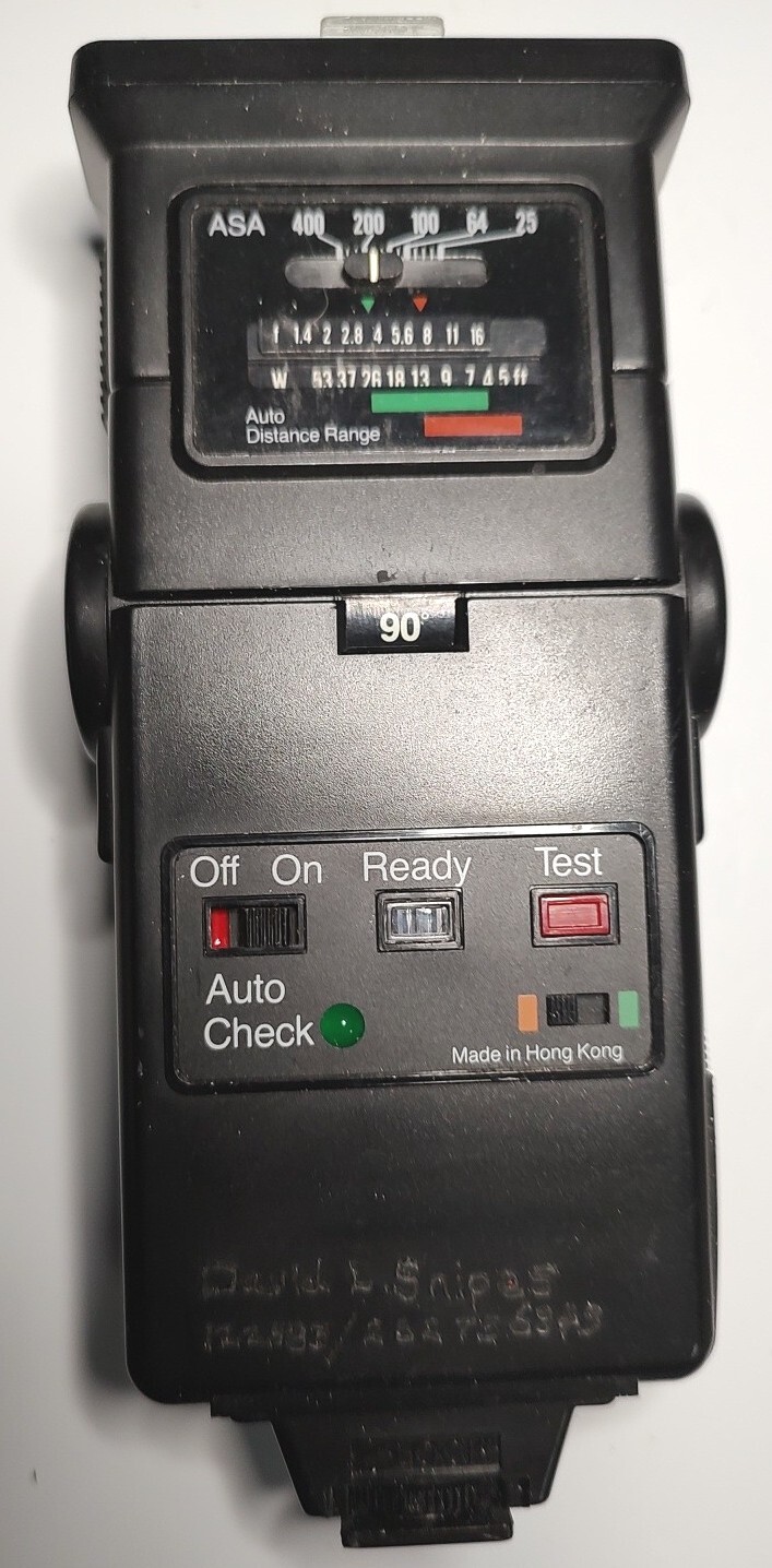 JCPenney Compact Zoom Thyristor Strobe FLASH Tilt Head