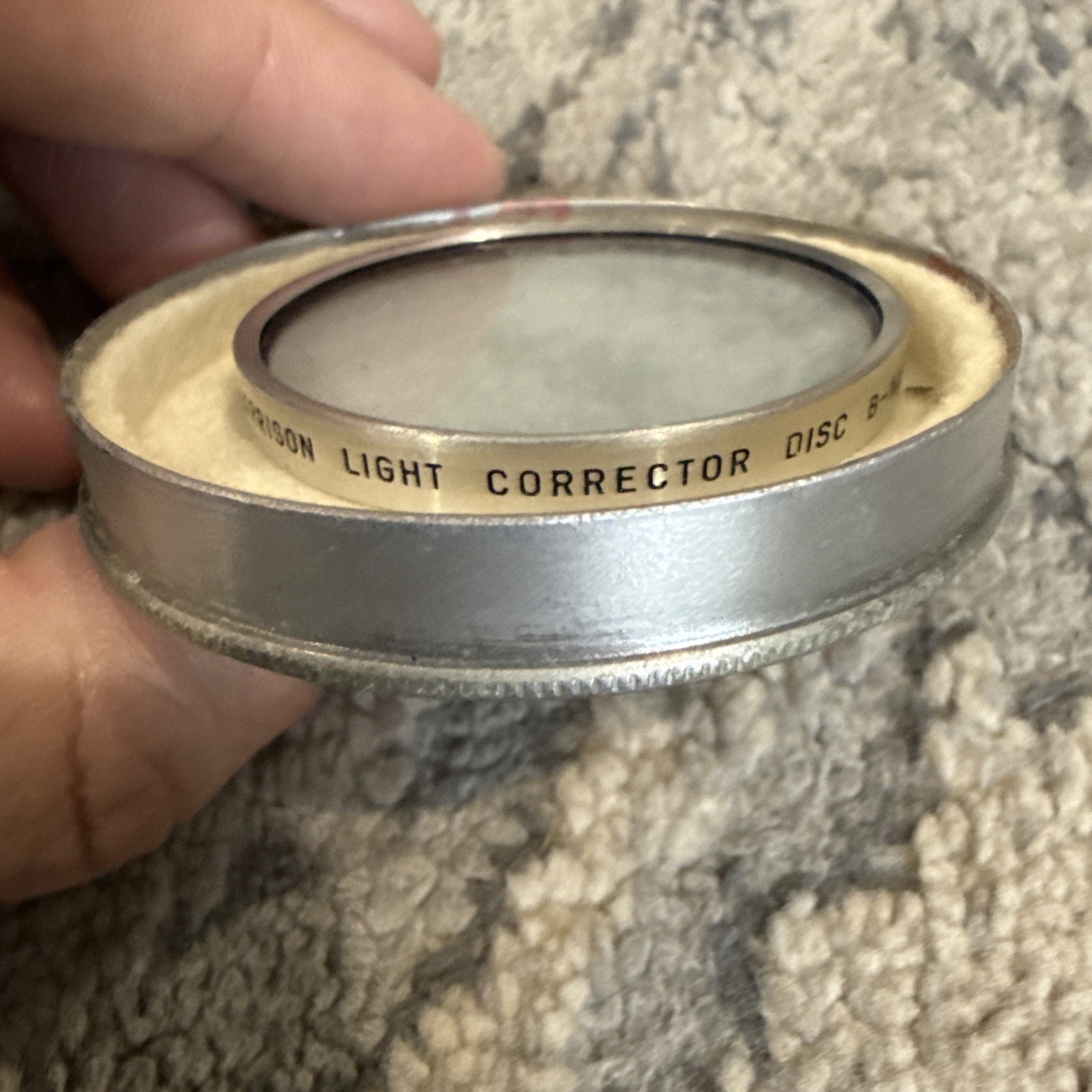 Vintage HARRISON Light CORRECTOR DISC No. 3 B 1/8
