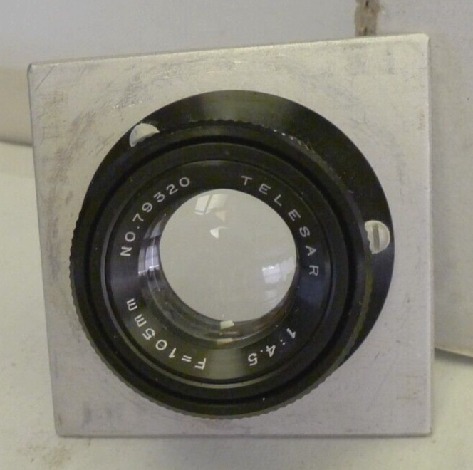 Telesar 1:4.5 f=105mm Enlarging Lens – Vintage – Made in Japan – Works