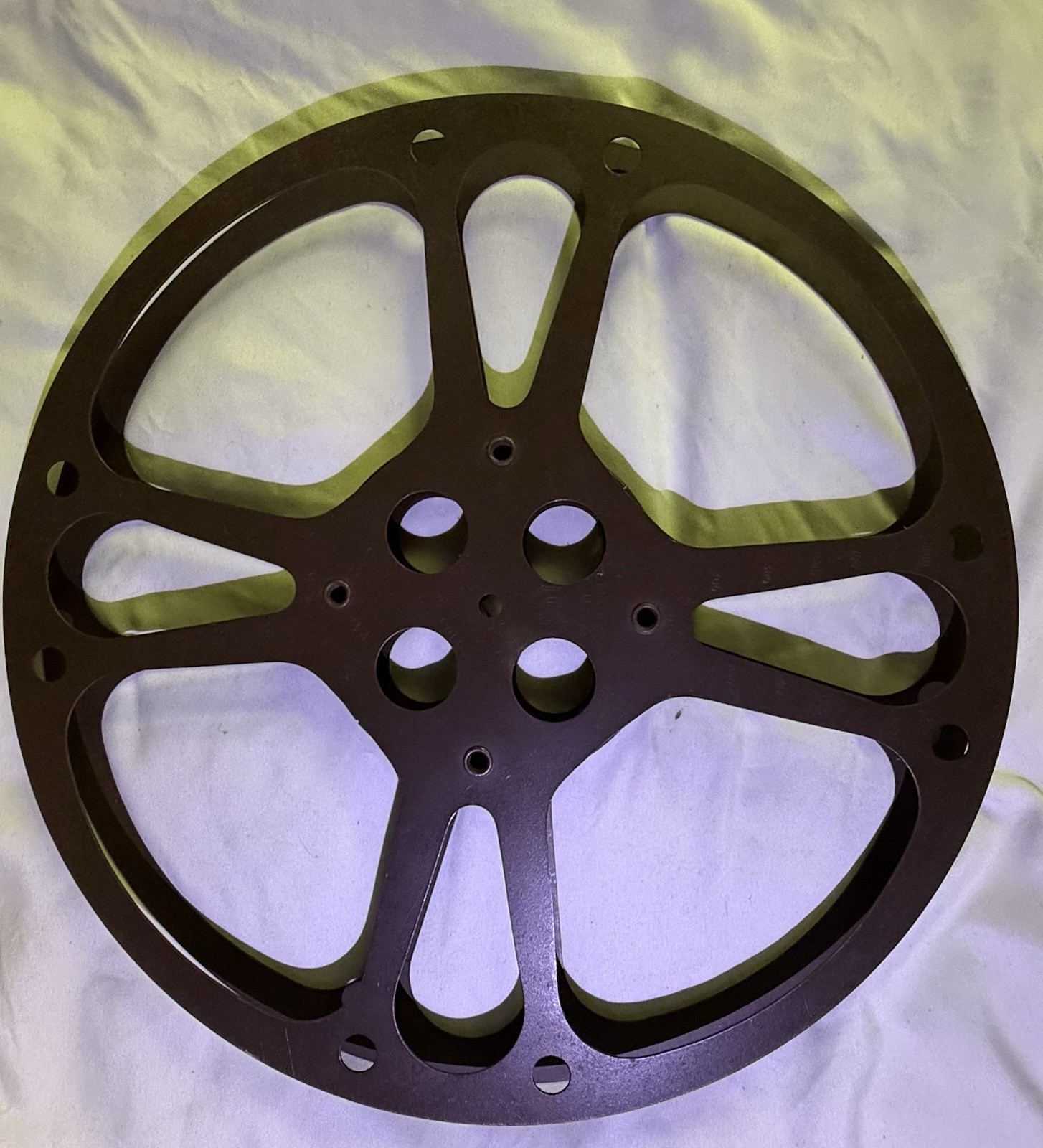 3 Vintage Goldberg Bros 16mm Metal Film Reels Lot of 3 1600’ 13.75” Diameter