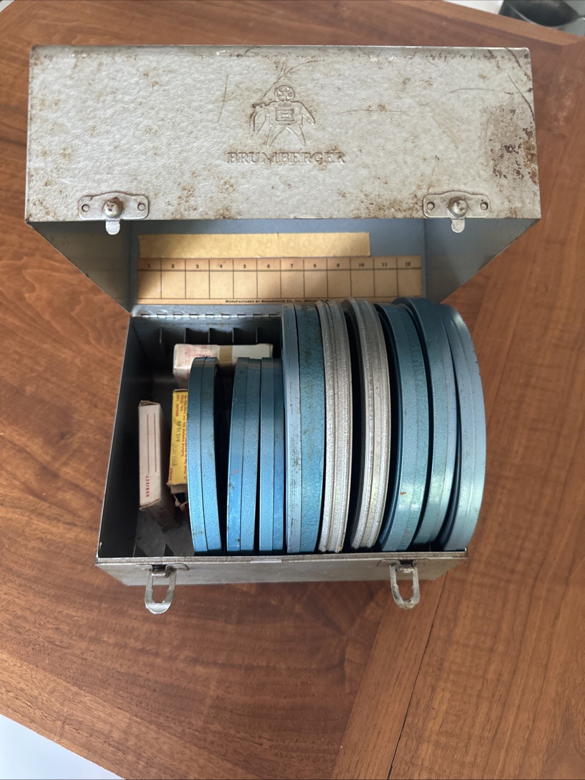 Vintage 8mm Films, Canisters, Reels, And Brumberger Carrying Case