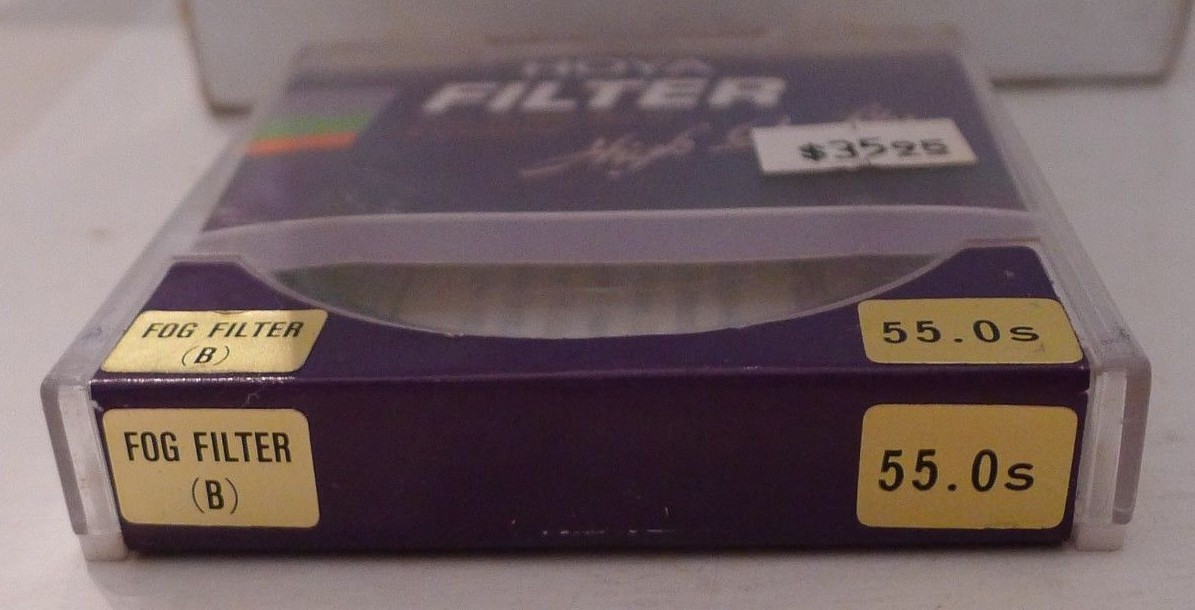 Hoya Fog Filter (B) 55mm Filter +Product Case – NEW – Made in Japan