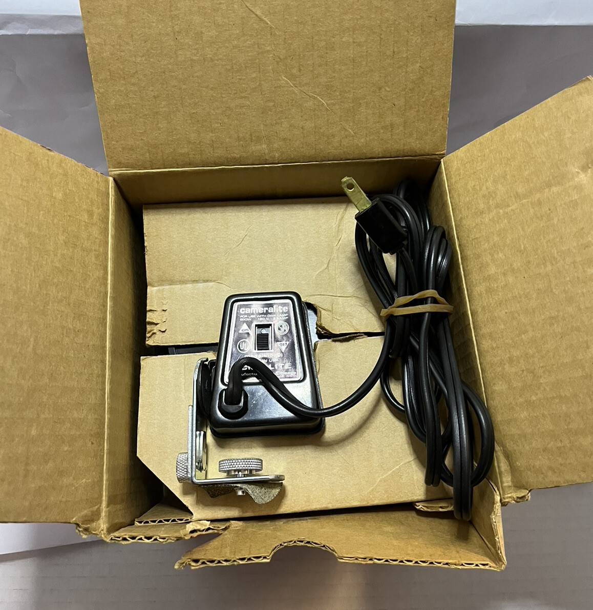Vintage Topmount Cameralite 91 Acme Lite Movie Camera Light For Super 8 Cameras