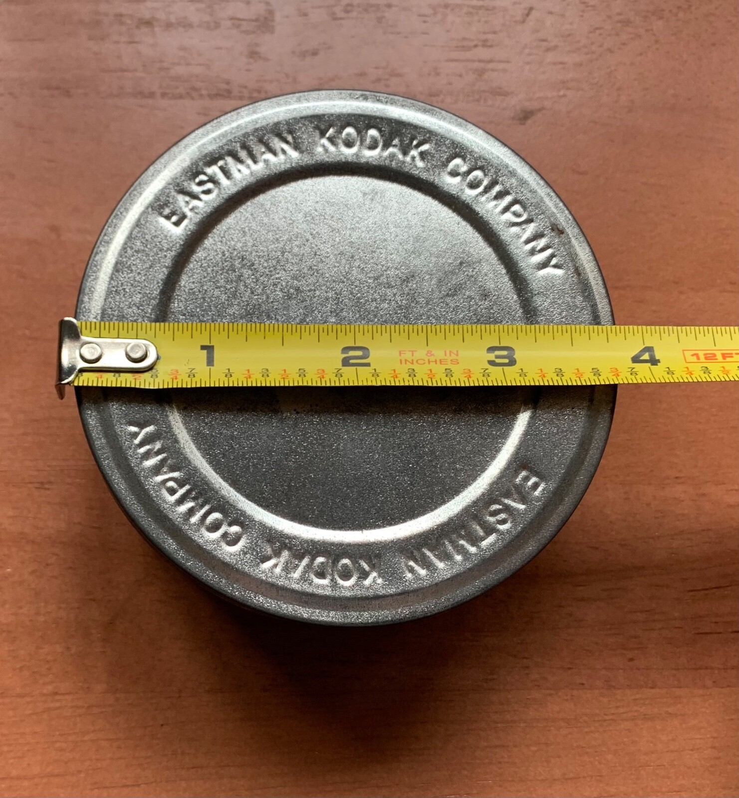 OLD EASTMAN KODAK COMPANY Metal Film Tin Canister Can Container 8mm Movie Reel