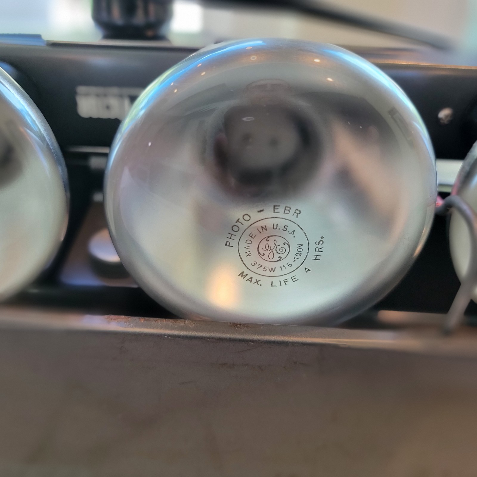 VINTAGE Smith Victor GL43 4 Socket Movie Photography Light Bar w/ Metal Case
