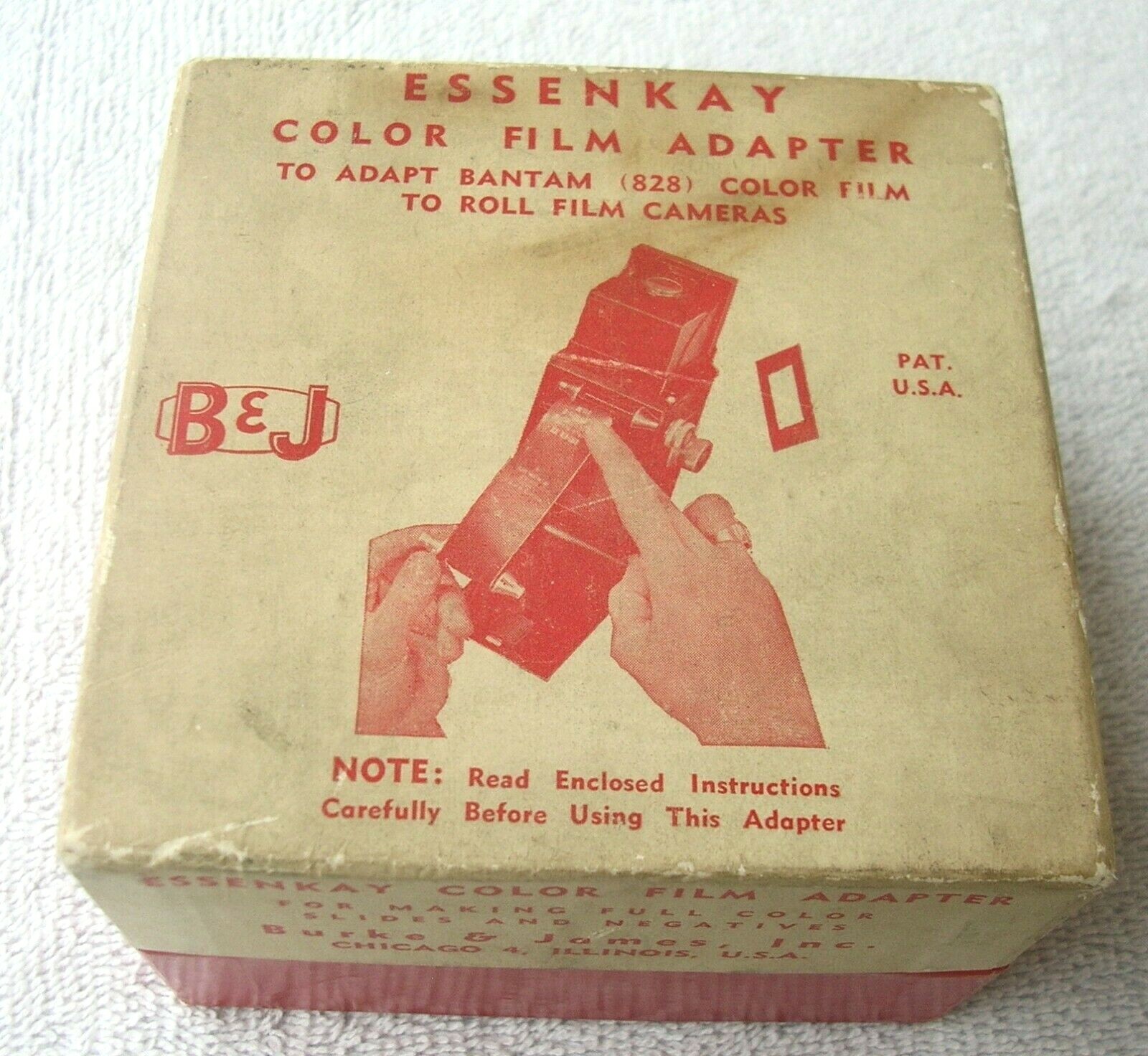 Vintage Burke & James, ESSENKAY Color Film Adapter, New Old Stock