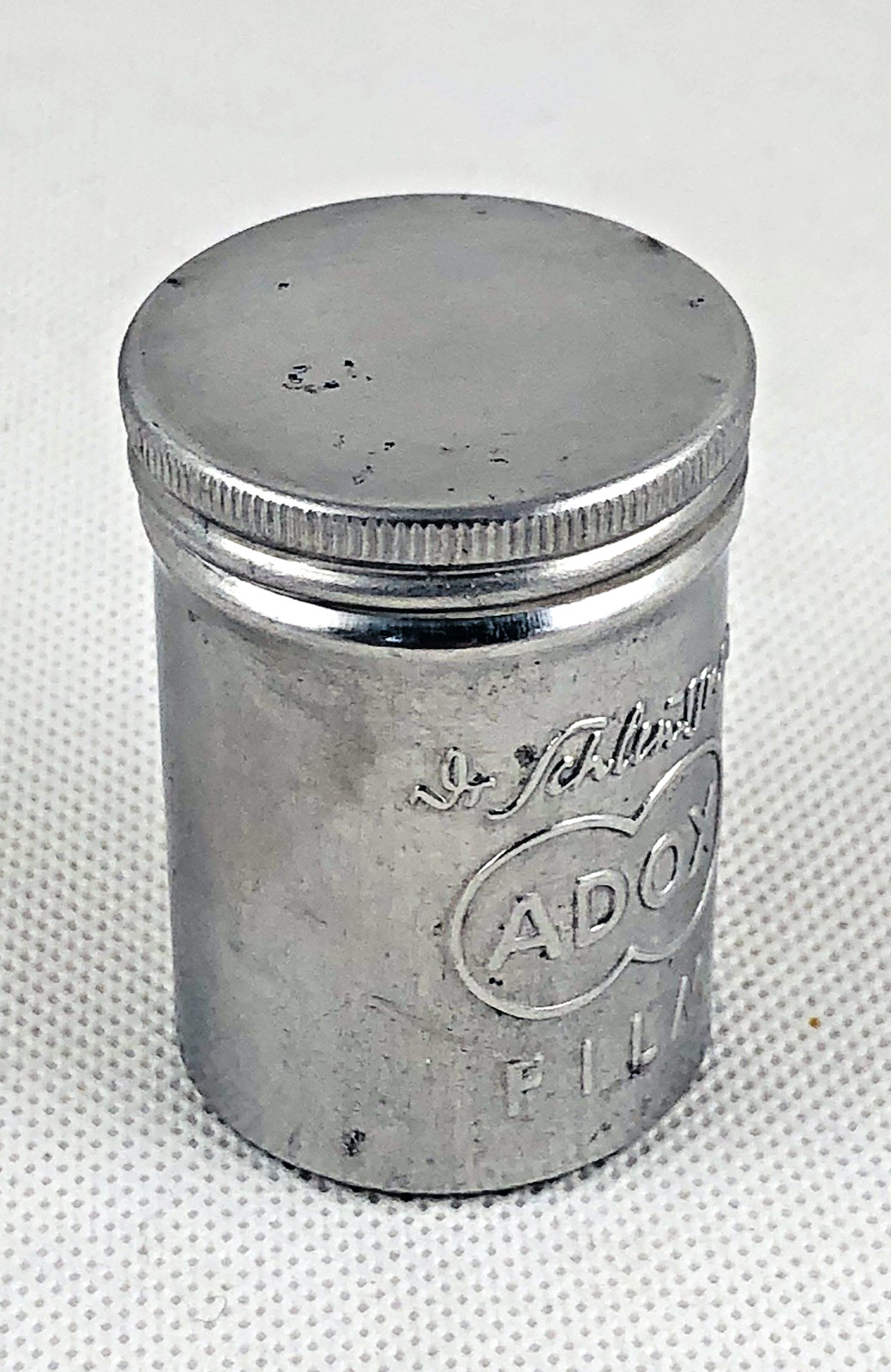 Vintage 35mm Adox and Ansco Aluminum Screw Top Film Canisters