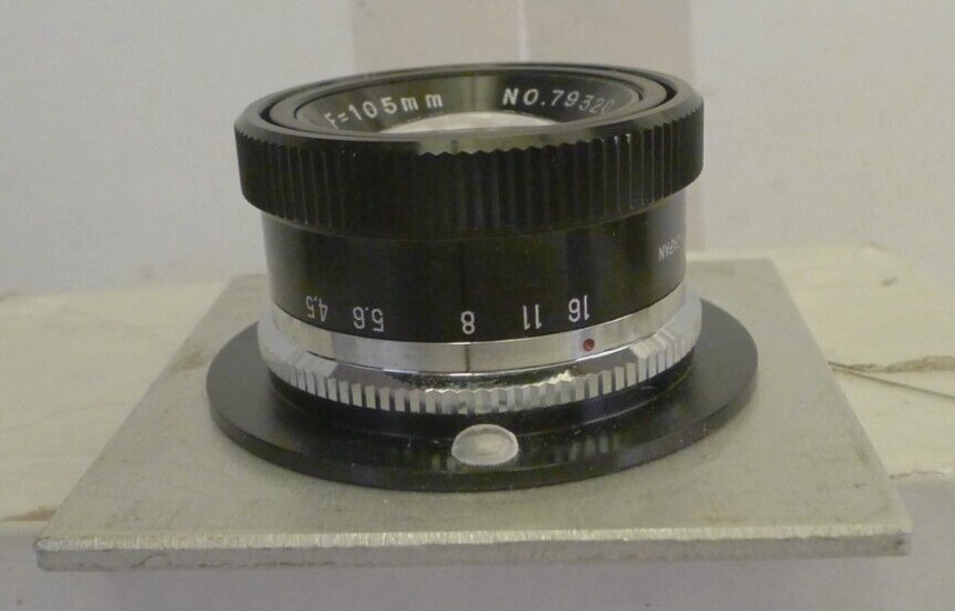 Telesar 1:4.5 f=105mm Enlarging Lens – Vintage – Made in Japan – Works